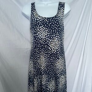 Fashque Design Studios women’s blue print dress, size S